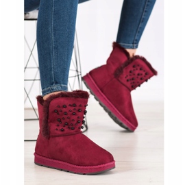 Bona Mukluki helmillä punainen 2