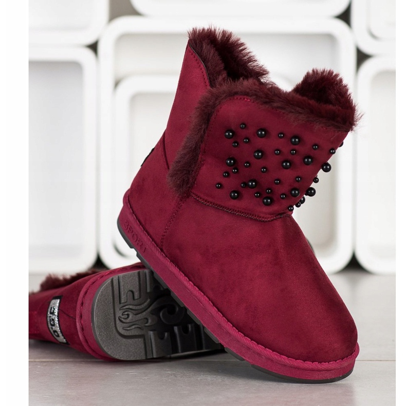 Bona Mukluki helmillä punainen 1