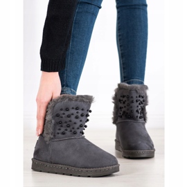 Bona Mukluki helmillä harmaa 1