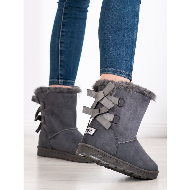 Bona Harmaa Mukluki jousilla 1