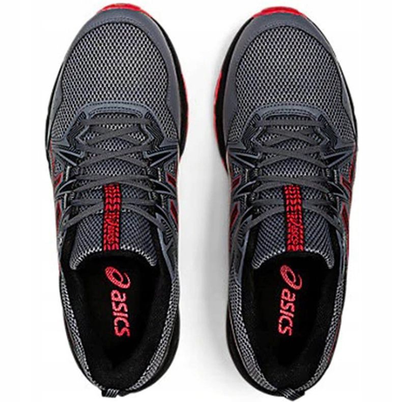 Miesten Asics Gel Venture 8 -juoksukengät harmaa-punainen 1011A824 020 1