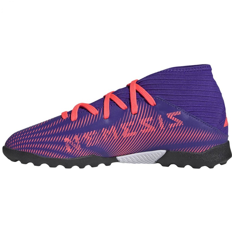 Adidas Nemeziz.3 Tf Jr EH0576 jalkapallokengät oranssi, violetti, vaaleanpunainen violetti 2