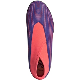 Adidas Nemeziz.3 Ll Tf Jr EH0584 jalkapallokengät oranssi, violetti, vaaleanpunainen violetti 1