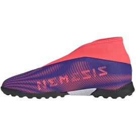 Adidas Nemeziz.3 Ll Tf Jr EH0584 jalkapallokengät oranssi, violetti, vaaleanpunainen violetti 2