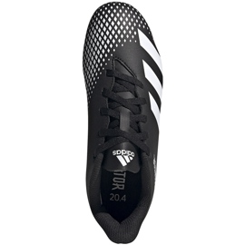 Adidas Predator 20.4 FxG Junior FW9221 jalkapallokengät musta musta 1