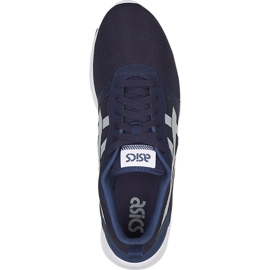 Miesten kengät Asics Lyte Jogger tummansininen H832N 5896 valkoinen laivastonsininen 1