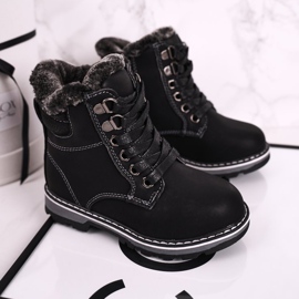 Lastenperävaunut eristetty Fur Black Luke musta 2