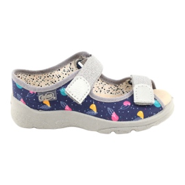 Befado lasten kengät 869X144 sininen hopea harmaa 1