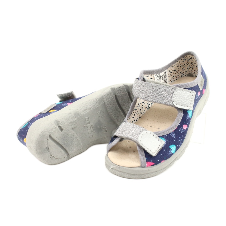 Befado lasten kengät 869X144 sininen hopea harmaa 4