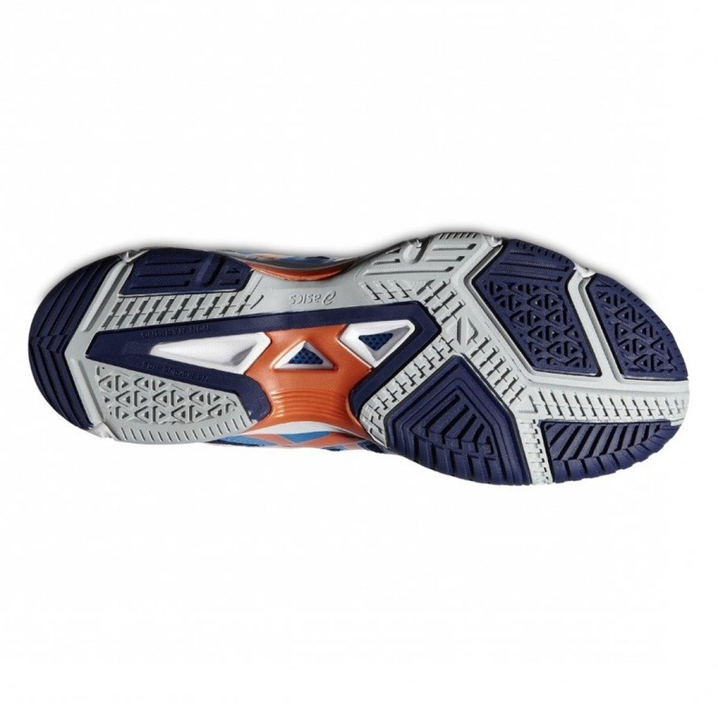 Asics Gel-Beyond 4 Mt B403N-4130 lentopallokengät violetti, sininen, oranssi, harmaa / hopea sininen 1