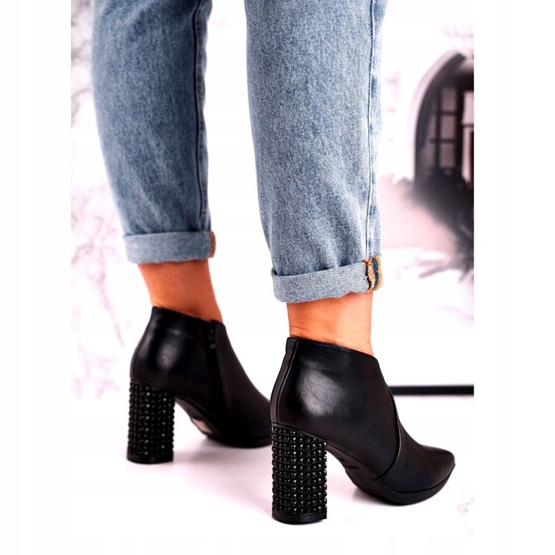 Naisten saappaat postitse Sergio Leone musta BT497 3