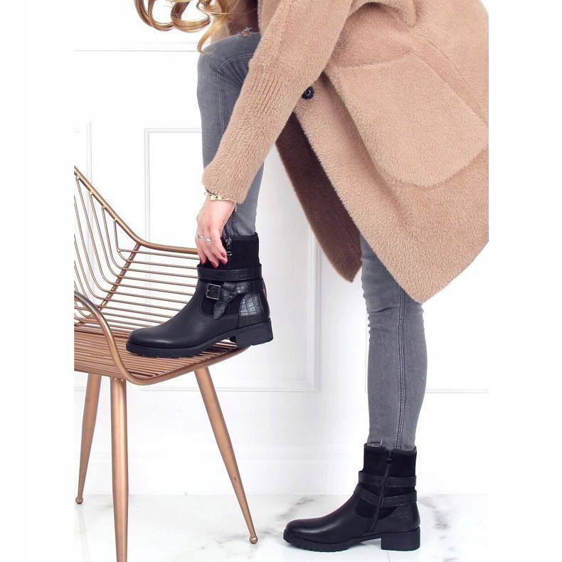 Mustat armeijan naisten saappaat 267 Musta 2