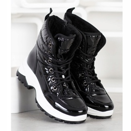 SHELOVET Mukavat lumisaappaat musta 2