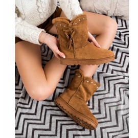 SHELOVET Kameli Mukluki ja kuutiometri ruskea 2