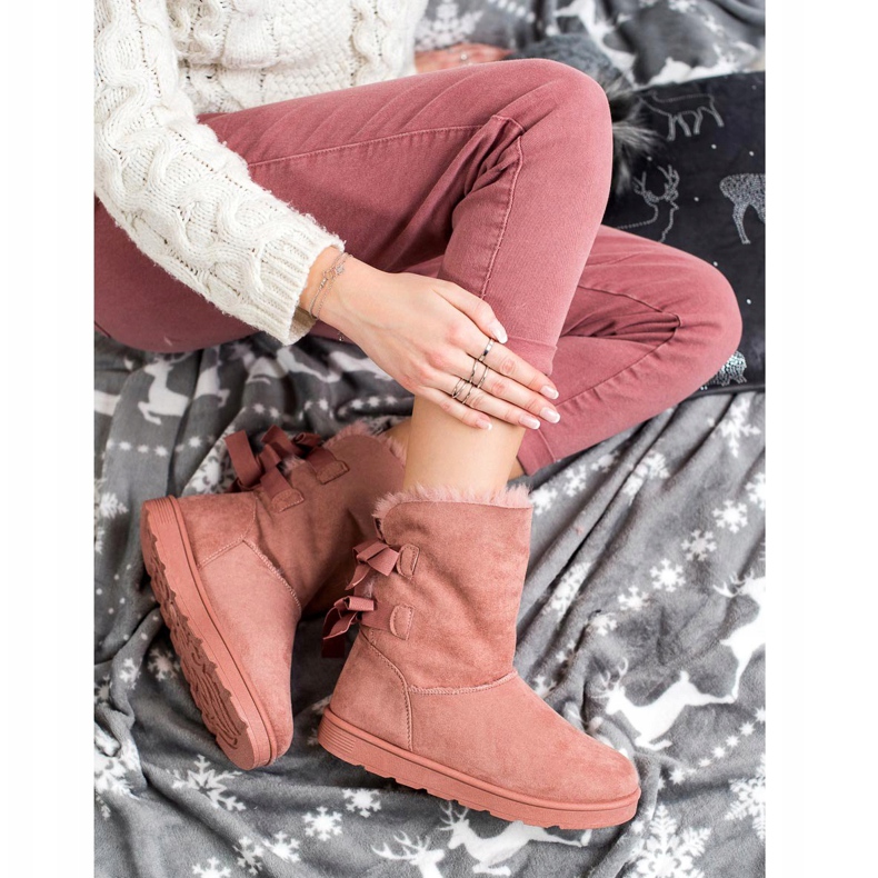 SHELOVET Muodikas Mukluki vaaleanpunainen 1