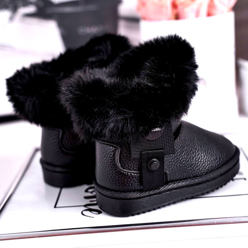 Apawwa Mustat Marella -eristetyt lasten turvasaappaat 3