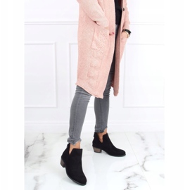 Mustat saappaat, joissa on aukko musta CM-8M4-1 Musta 2