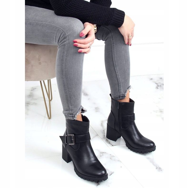 Mustat korkokengät 7956-GA Musta 1