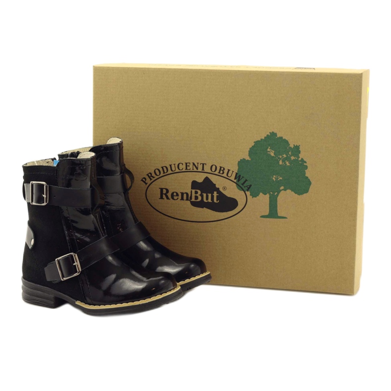 Tyttöjen saappaat, Clips Ren But musta 4