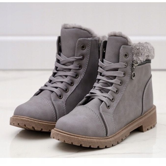 Harmaat erottimet eristetyt saappaat Dorfir 1