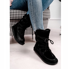 HAN Naisten lumisaappaat turkis musta Ilana 2