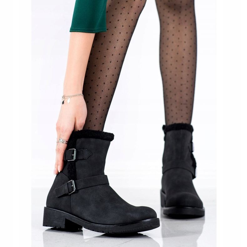 Cm Paris Mustat saappaat soljilla 2