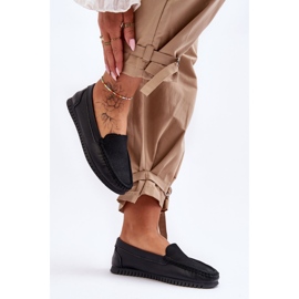 Naisten klassiset nahkakengät S.Barski LR97630 Musta 1