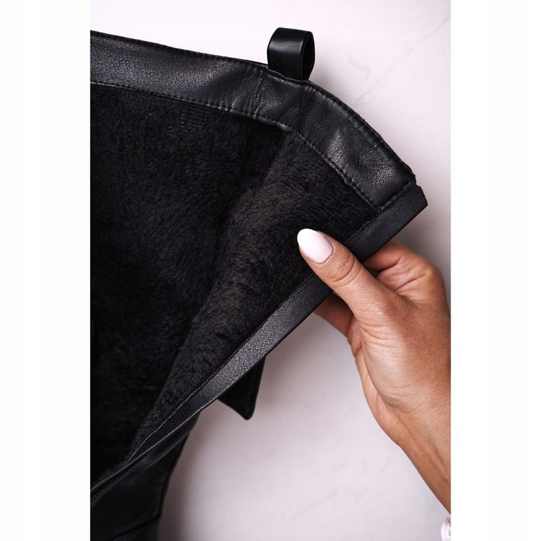 PS1 Naisten lämpimät saappaat irrotettavalla munuaisella, musta Brooklyn 1