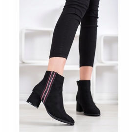 M.Daszyński Mokkanahkakengät koristeellisella vetoketjulla musta 1