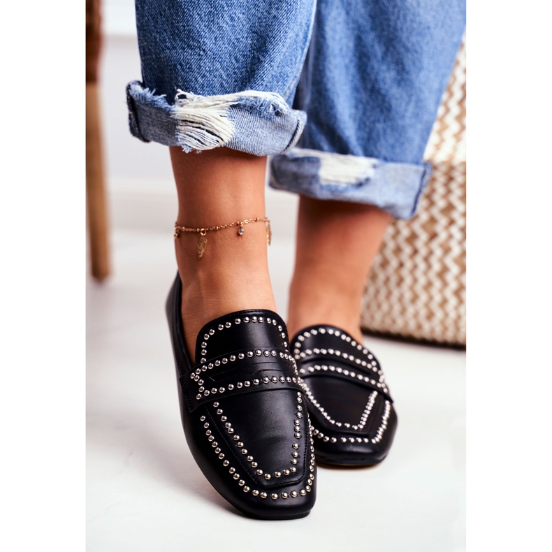 LU BOO Naisten Loafers Lordsy Black Jets Harriet musta 2