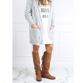 Saappaat hapsuilla, piilotettu kiilakameli ST-28P Camel beige 1