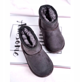 Lämpimät lasten nuorten lumisaappaat Harmaa Hölmö 2