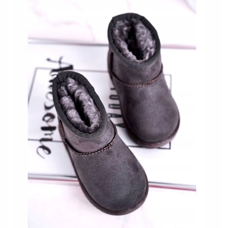 Lämpimät lasten nuorten lumisaappaat Harmaa Hölmö 2