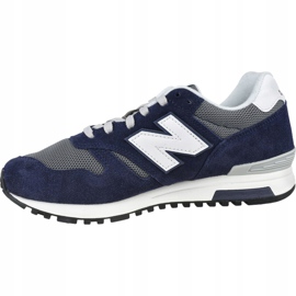 New Balance M ML565CPC kengät valkoinen laivastonsininen harmaa 1