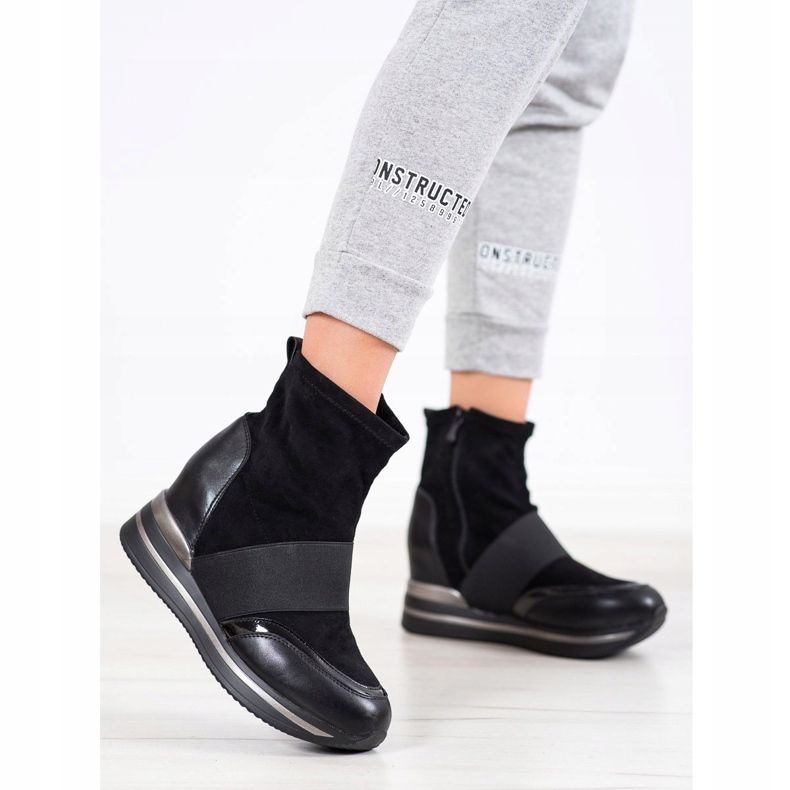 SHELOVET Muodikkaat kiilakengät musta 2