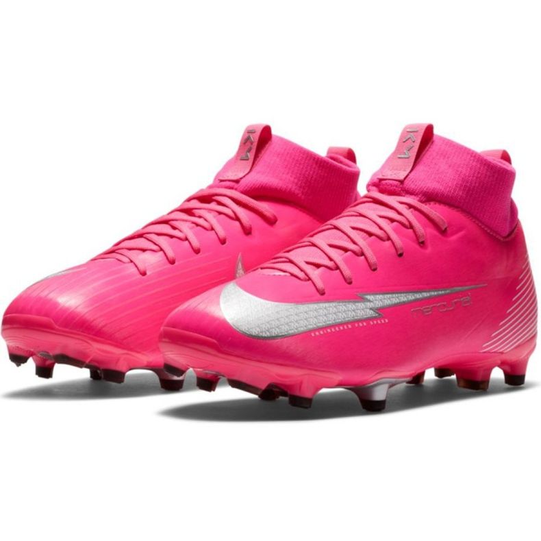 Nike Mercurial Superfly 7 Academy Mg Jr DB5609 611 jalkapallokengät monivärinen vaaleanpunainen 2