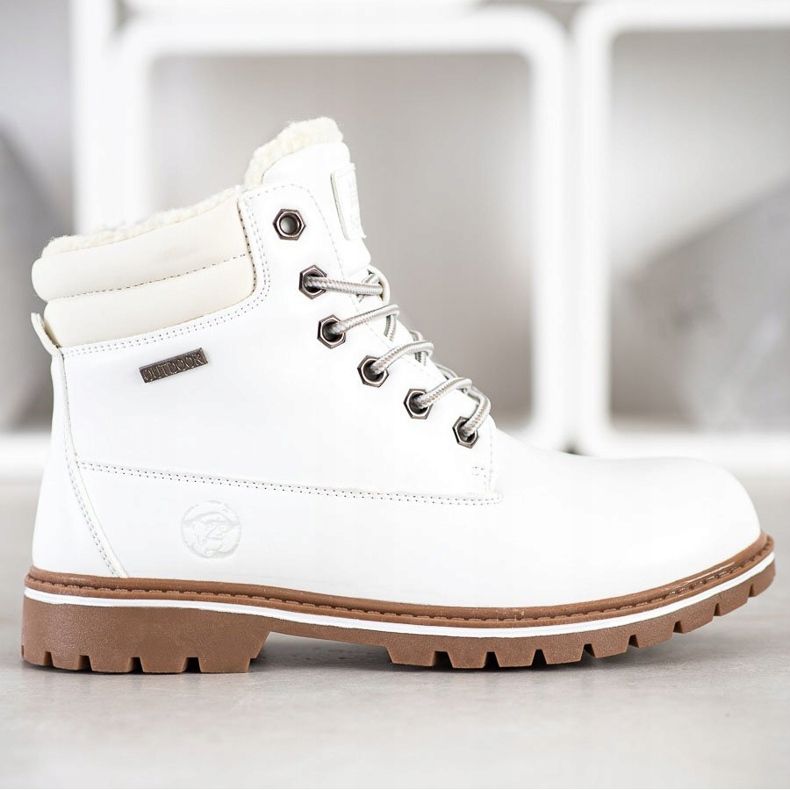 SANDIC Valkoiset ansastajat lampaannahkaa valkoinen 1