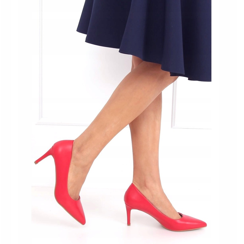 Punainen CD62P Punaiset korkokengät 1