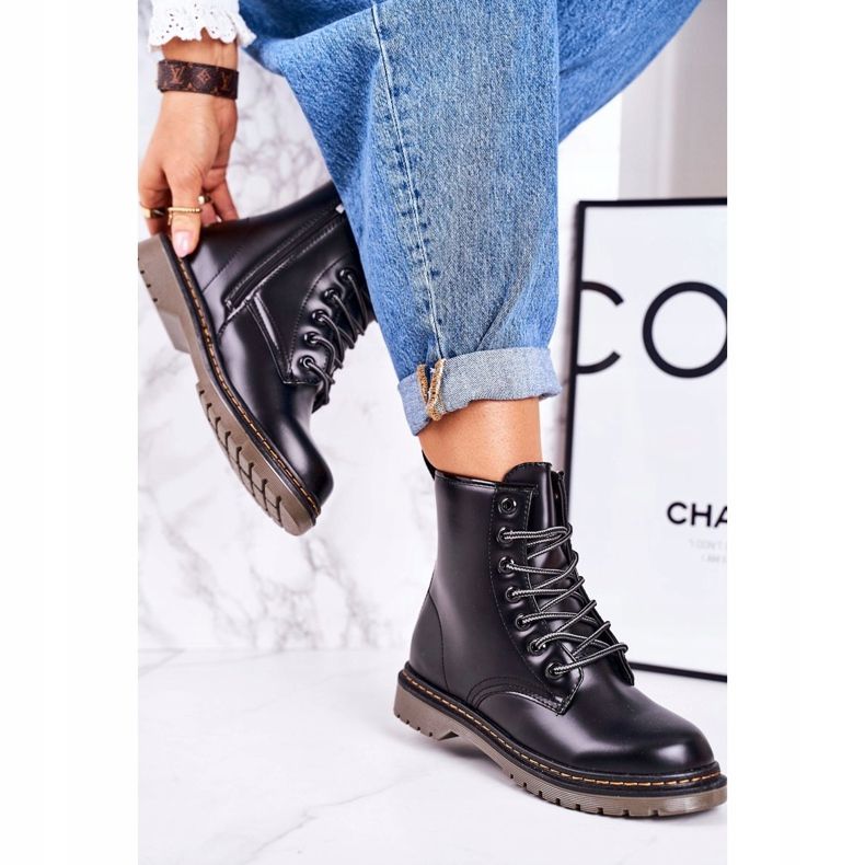 Naisten lämpimät saappaat Mattamusta Thunder 2