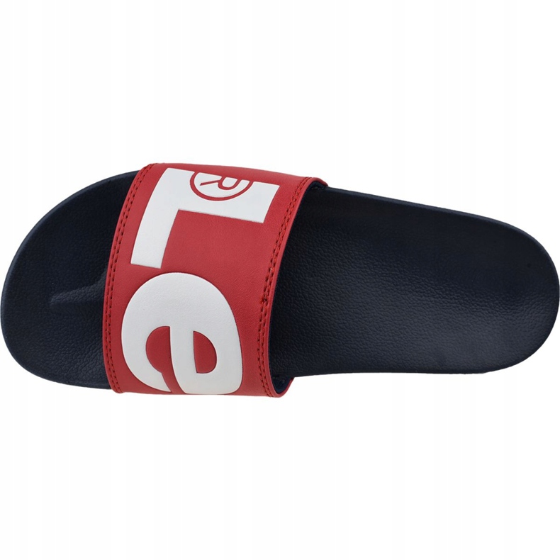 Levi's Levin Batwing Slide Sandaalit 231548-794-87 valkoinen punainen laivastonsininen 2