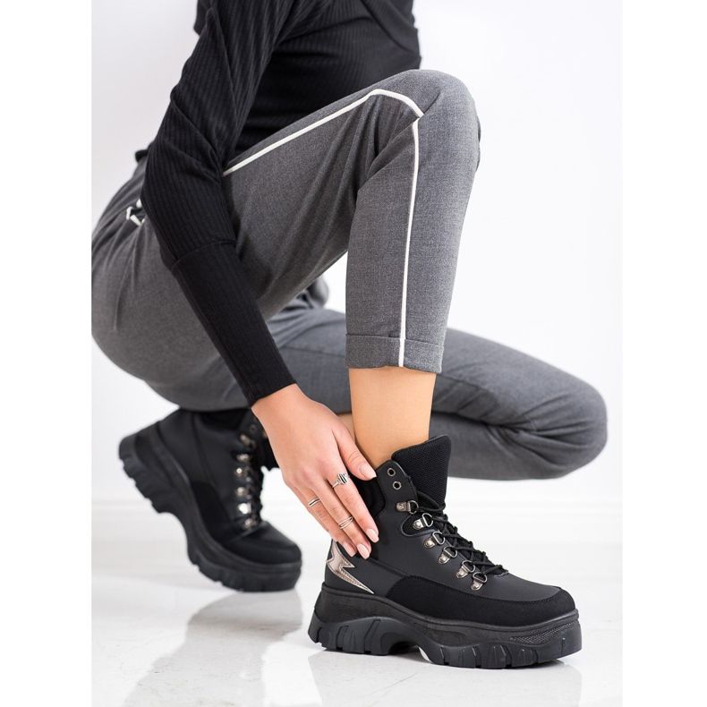 Seastar Muoti Lace-up-urheilutossut musta 1