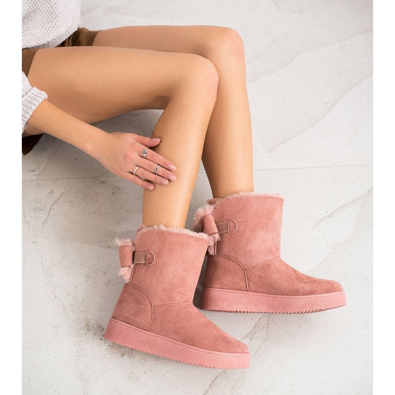 SHELOVET Mukluki jousella vaaleanpunainen 1