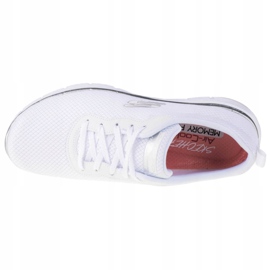 Skechers Flex Appeal 3.0 W 13070-WSL valkoinen hopea 2