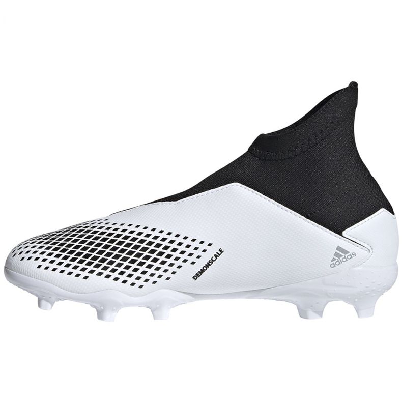 Adidas Predator 20.3 Ll Fg Jr FW9212 jalkapallokengät valkoinen valkoinen 1