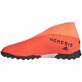 Adidas Nemeziz 19.3 Ll Tf Jr EH0489 jalkapallokengät monivärinen oranssi 2