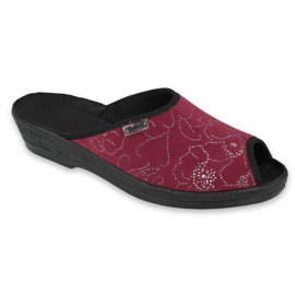 Befado naisten kengät PU 581D195 musta punainen monivärinen 1