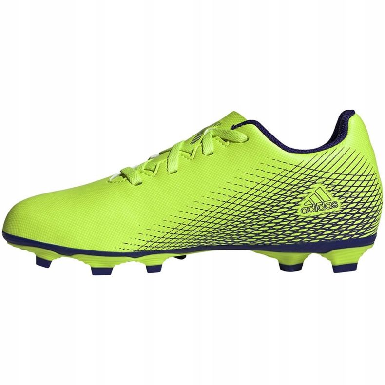 Adidas X Ghosted.4 FxG Jr EG8220 jalkapallokengät vihreä vihreä 2