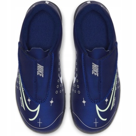 Nike Mercurial Vapor 13 Club Mds Tf Ps (V) Jr CJ1180-401 jalkapallokengät tummansininen 4