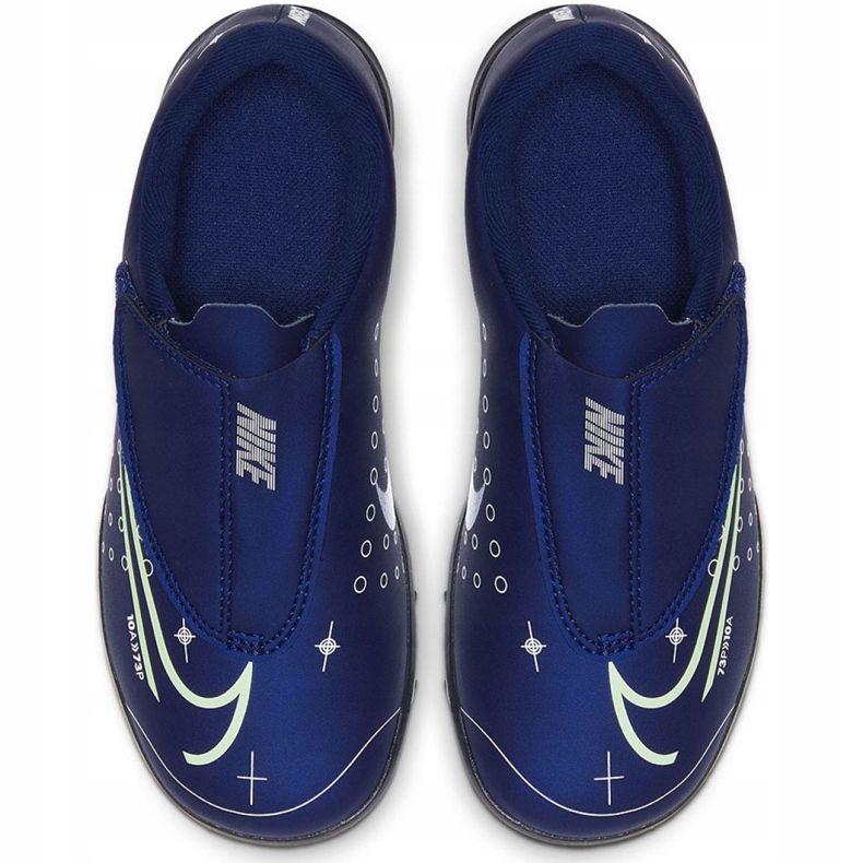 Nike Mercurial Vapor 13 Club Mds Tf Ps (V) Jr CJ1180-401 jalkapallokengät tummansininen 4