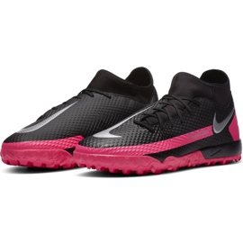 Nike Phantom Gt Academy Df Tf M CW6666006 jalkapallokengät vaaleanpunainen, musta musta 2